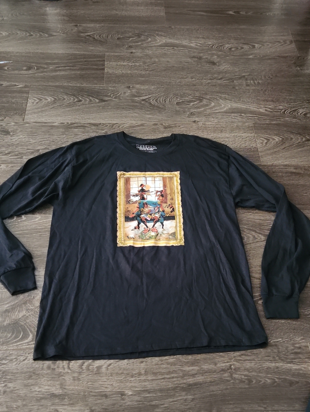 Loot Crate Deadpool Family Portrait Long-Sleeve T-Shirt Club Merc Mens Large